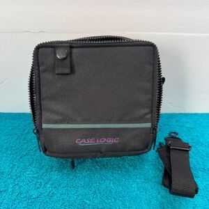 Case Logic Compact Utility Bag Black Nylon Travel Camera Case with Strap